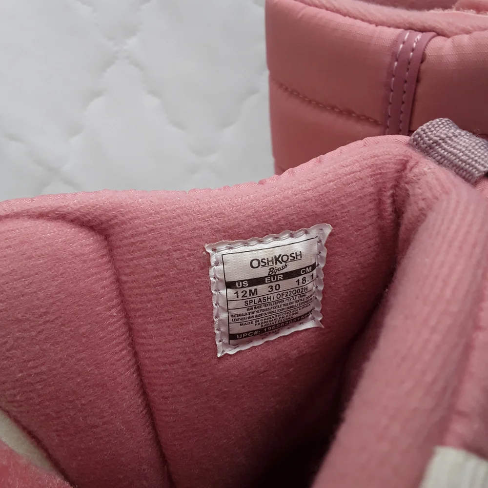 OshKosh B'gosh Pink Cozy Boots